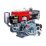 Motor Diesel Toyama Refrigerado à Água 402cc 7 7hp 2 600rpm Sifão Injeção Direta Partida Elétrica Tdwe8e Xp