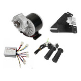 Motor Elétrico 350w 36v Para Bike Com Suporte Acel E Contr 