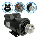 Motor Elétrico Monofásico 3cv Alta Rotação 110 220v C Polia
