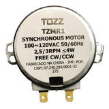 Motor Giratório Do Prato Microondas 60hz Cw ccw Tozz