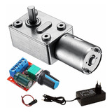 Motor Mini Motor 12v Dc Com Caixa De Redução Controlador