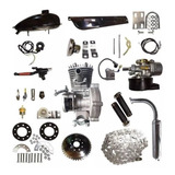 Motor Para Bicicleta Gasolina 80cc Kit Completo Preto