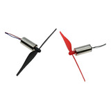 Motor Para Drone 2 Peças 3 7v 7x16mm Kit Com 2 Hélices