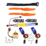 Motor Sem Escova 2200kv 30a Esc Para Com 2pcs Servos