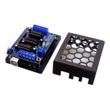 Motor Shield L293d Placa Uno Compatível Com Arduino case
