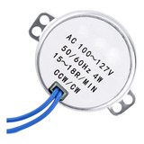 Motor Síncrono Ca 100 127v 4w 50 60 Hz Ccw cw Engrenado 