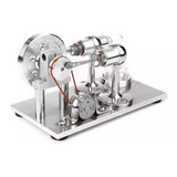 Motor Stirling De Ar Quente Com Gerador De Energia Led 5v