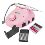 Motor Telefone Lixadeira Elétrica Unhas 30000 Rpm Bivolt Cor Rosa 110v 220v
