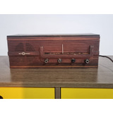 Motorádio Rc m61 Rádio Antigo Am Oc Madeira