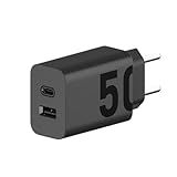 Motorola, Carregador Turbo Power™ 50w, Porta Dupla Usb-c, Usb-a