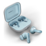Motorola Fone De Ouvido Sem Fio Bluetooth Motorola Moto Buds Cor Light Blue Luz Branca