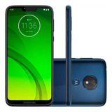 Motorola G7 Power 64 Gb Azul Sem Touch Id Usado