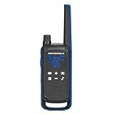Motorola Solutions Rádios Bidirecionais Talkabout T802 Pacote Com 2 Preto Azul