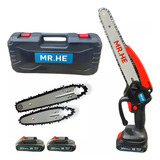 Motoserra Elétrica Kit Com 2 Sabres 8 E 6 Polegadas