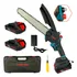 Motosserra Elétrica 8 Polegadas Thera Brushless 1800w 2 Baterias 2000 Mah Cs81800 Profissional Cor Azul turquesa