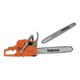 Motosserra Gasolina Cs53rsp Tekna 49 2cc 2 9hp 2 Sabres 18 Cor Laranja