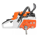 Motosserra Gasolina Ms382 Stihl Com Furadeira Palanque Cor Laranja claro