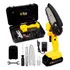 Motosserra Mini Bts 100 Bateria Recarregável 21v The Black Tools Cor Amarelo