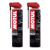 Motul Chain Clean C1 Chain Lube C3 Off Road 400 Ml Mc Care
