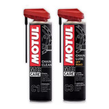 Motul Chain Clean C1 Chain Lube C3 Off Road 400 Ml