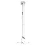 Mount It Suporte Para Projetor De Parede Ou Teto Com Montagem Universal LCD DLP Para Projetores Epson Optoma Benq ViewSonic Capacidade De Carga De 20 Kg Branco