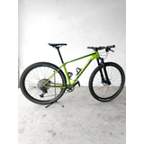 Mountain Bike Cannondale F si Carbon 5 2019 Verde Tamanho M