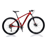 Mountain Bike Deeper Maximus 1x9 9v 2023 Aro 29 21 Freios De Disco Hidráulico Cor Vermelho preto