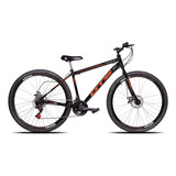 Mountain Bike Gts Feel Iron Aro 29 17 21v Freios De Disco Mecânico Cor Preto laranja