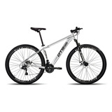 Mountain Bike Gts Pro M5 Techs Aro 29 21 21v Freios De Disco Mecânico Câmbios Shimano Cor Branco