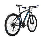 Mountain Bike Gtsm1 Ride New Aro 29 Freio À Disco Mecânico Câmbios Gts Tsi 21v Cor Preto azul Quadro 21
