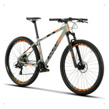 Mountain Bike Sense Mountain Bike Fun Comp 2023 Aro 29 M 16v Freios De Disco Hidráulico Câmbios Shimano Altus M315 ts Y Shimano Tourney Tx800 Cor Cinza laranja