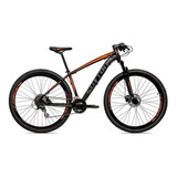 Mountain Bike Sutton New Aro 29 19 27v Pto laranja prateado