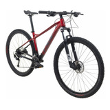 Mountain Bike Tsw Bike Stamina 2021 Aro 29 15 5 9v Freios De Disco Hidráulico Câmbios Shimano Alivio M3120 Y Shimano Alivio M3100 Cor Vermelho metálico preto