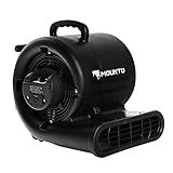 MOUNTO Soprador De Motor De Ar De 2 Velocidades 1 3HP 2000 Secadores De Inundação CFM Com Tomada Dupla GFCI Preto 