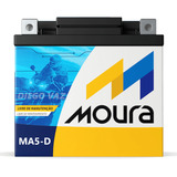 Moura Moto Ma5d Bateria 5ah Honda Cg 150 Fan 2010 Dtz6