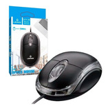 Mouse Óptico Led Com Cabo Usb Lehmox Ley-28 Preto