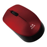 Mouse Óptico Sem Fio C3 Tech M-w17 Wireless Compacto Color Cor Vermelho