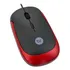 Mouse Óptico Usb Vermelho E Preto 800 Dpi Bright 0180