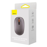 Mouse Baseus F01b Bluetooth Wifi Com Até 1600 Dpi E 250hz 