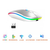 Mouse Bluetooth Luminoso Usb