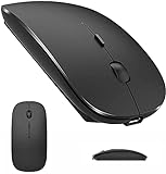 Mouse Bluetooth, Mouse Bluetooth Para Macbook Air/mac/macbook Pro/ipad/ipad Pro/imac/laptop, Mouse Sem Fio Recarregável Para Macbook Air/macbook Pro (preto)