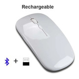 Mouse Bluetooth Recarregável Para Tablet Xiaomi Mi Pad 5 Cor Branco