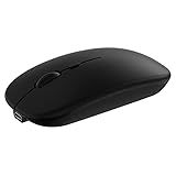 Mouse Bluetooth Sem Fio Para Apple IPad IPhone MacBook Android Samsung Tablet Celular Modo Duplo Recarregável 2 4 G Mouse De Computador Portátil Para Windows Laptop Notebook PC Mac 
