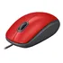 Mouse Com Fio Clique Silencioso M110 Vermelho Logitech Cor Vermelho E Preto