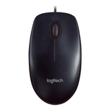 Mouse Com Fio Usb M90 Cinza Logitech