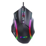 Mouse Game 12 Teclas Reprogramaveis X15 Rgb 12800dpi Cor Preto