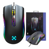 Mouse Gamer Black Hawk Até 7200 Dpi Com Iluminação Rgb 125hz