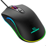 Mouse Gamer C fio Usb Kross 7 Botoes 4800dpi Ke mg125 Preto