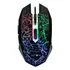 Mouse Gamer Com Fio Usb Led Rgb Design Ergonomico Para Jogos Cor Preto