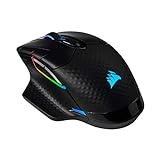 Mouse Gamer Corsair DARK CORE PRO RGB Wireless 18000 DPI Preto   CH 9315411 NA